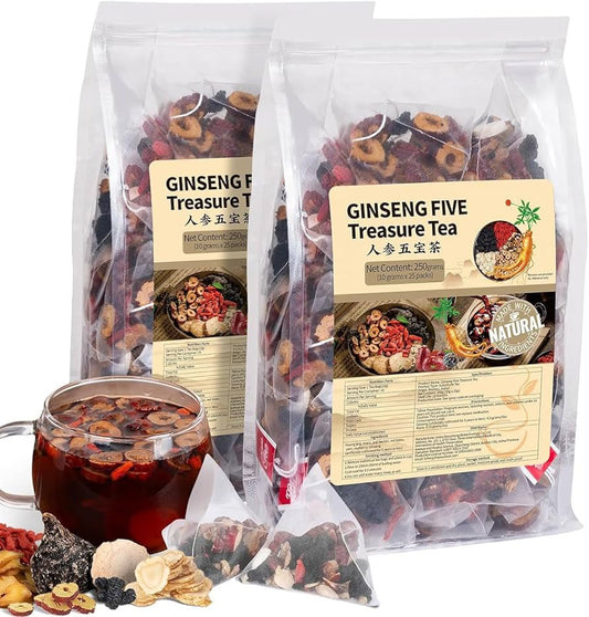 ginseng five treasure tea